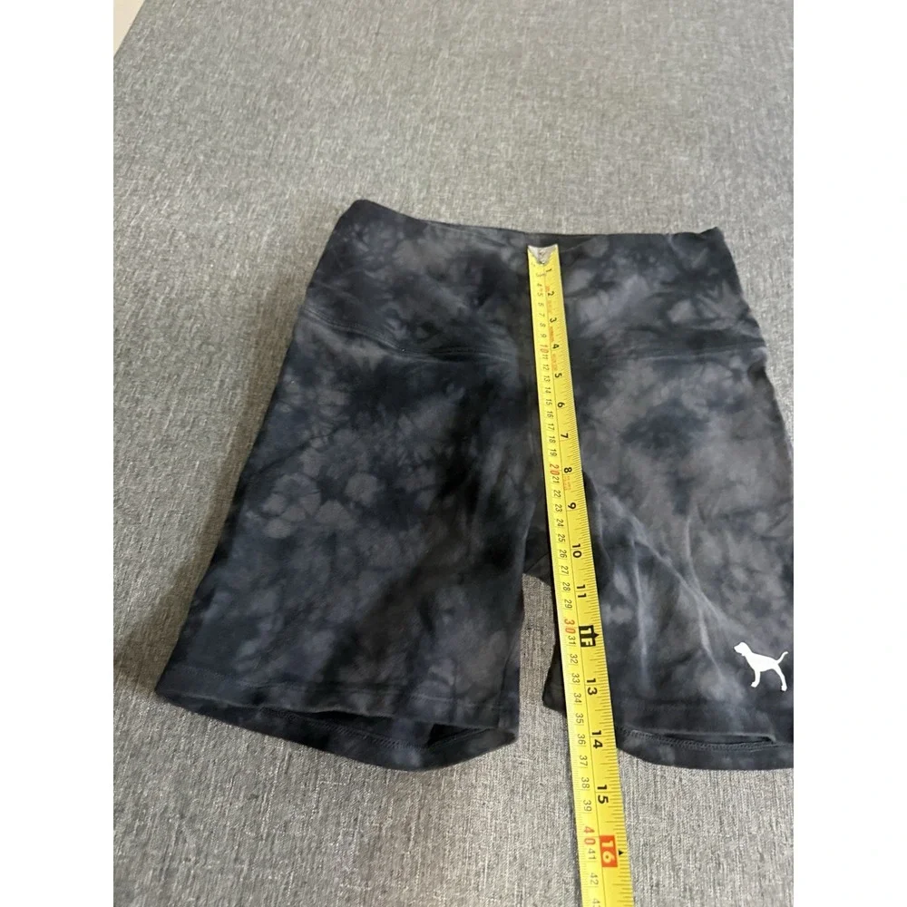 VICTORIA'S SECRET PINK COTTON HIGH WAIST BIKE SHORTS YOGA SIZE S